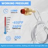 1/4” Air Tank Drain Valve Plug with 60” Cable, Dazakoot
