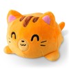 TeeTurtle - The Original Reversible Cat Plushie - Orange Tabby