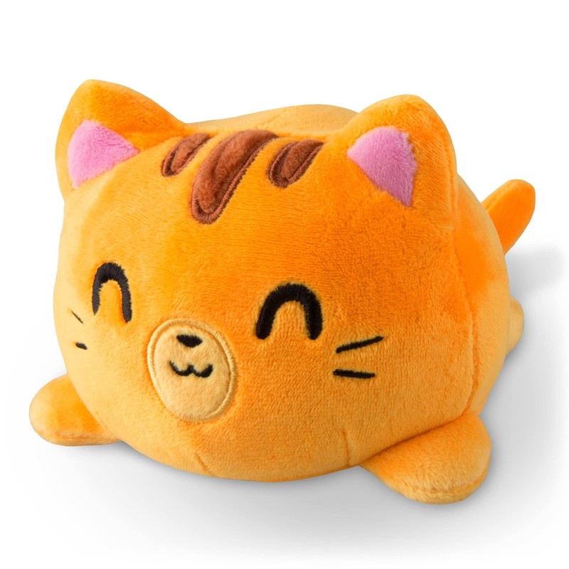 TeeTurtle - The Original Reversible Cat Plushie - Orange Tabby
