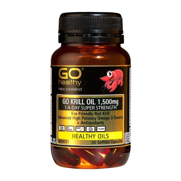 GO Krill Oil 1,500mg - 30 capsules