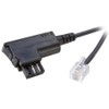 Vivanco Telephone Connection Cable TAE-F Male to RJ 11 Male