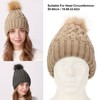 Warm Heating Knitted Hat Electric Soft USB Rechargeable Warming Hat