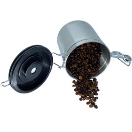 Scarlet Espresso | Ermetica Coffee Canister Made of Stainless Steel Airtight - Storage Container Coffee Container for Coffee Beans and More (600 g)