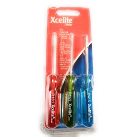 Xcelite Screwdriver Set,3Pc,Phillips Pckt Clp,Cd (1 Each) Sd3V