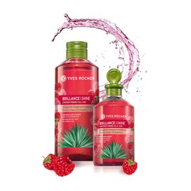 Yves Rocher Raspberry Shine Hair Vinegar, Large Capacity, 13.5 fl oz (400 ml) x 2 Set