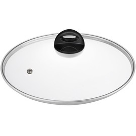 Glass Lids for Pot and Pan, 8, 9.5, 10.25, 11, 12, 12.6, 13.5, 14 Inch Tempered Replacement for Covers Kitchen Cookware, Frying Pan, Wok, Skillet (8 Inch)
