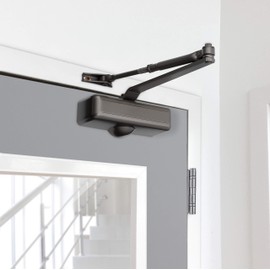 Tell Manufacturing DC100079 10175 Residential Door Closer, Brown