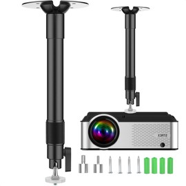Strex Projector ceiling mount, projector mount, ceiling mount for projector, adjustable, 26/40 cm, 5 kg load capacity
