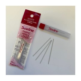 Premium Quality Sewline Fabric White Refill Leads Fabric Marker Pencil Fabrics Quilting Notion 6 Pack