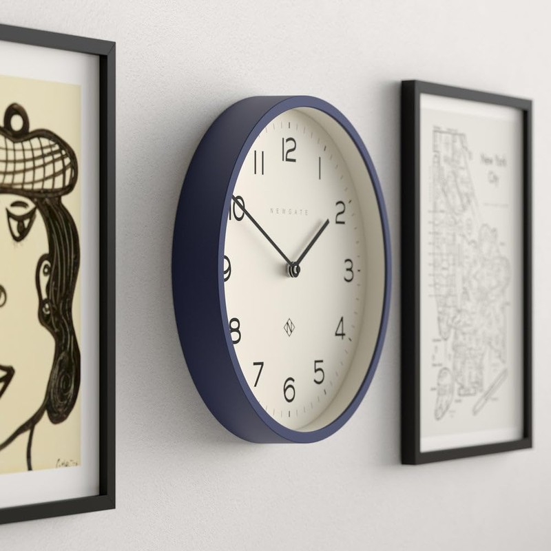 NEWGATE® Number Four Echo wall clock | Modern round clock