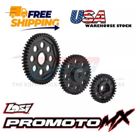 For Losi, For Team Losi, For Team Losi Racing GPM MX1200S STEEL TRANSMISSION GEAR LOS262007 FOR LOSI 1/4 PROMOTO-MX MOTORCYE