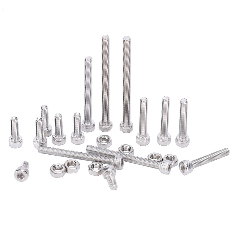 450pcs M3 Stainless Steel Cup Head Hex Socket Screw with