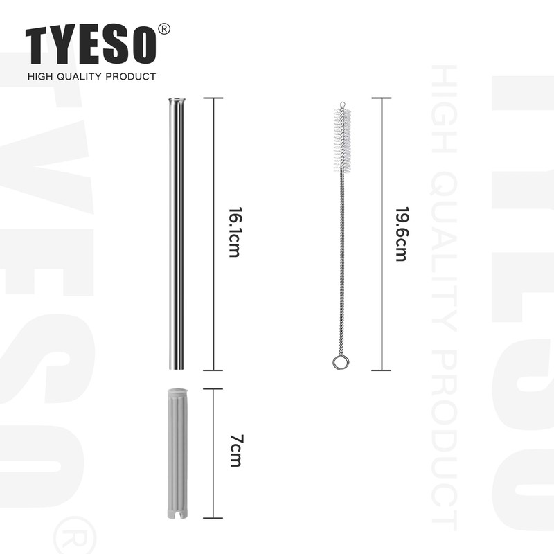 TYESO - TS-8848A/B Compatible Replacement Straw *1 + Straw Brush*1,