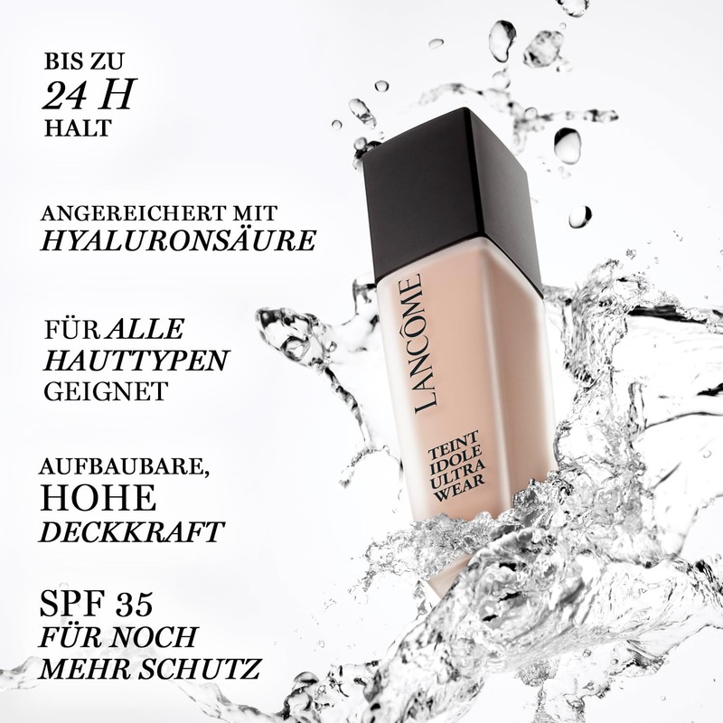 Lancôme Teint Idole Ultra Wear Foundation, Base De Maquillaje, Acabado