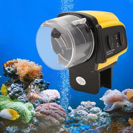 1Pc Fish Food Feeder, Digital Automatic Fish Feeder Timer Feeder Automatic Dispenser Vacation Feeder for Home Office