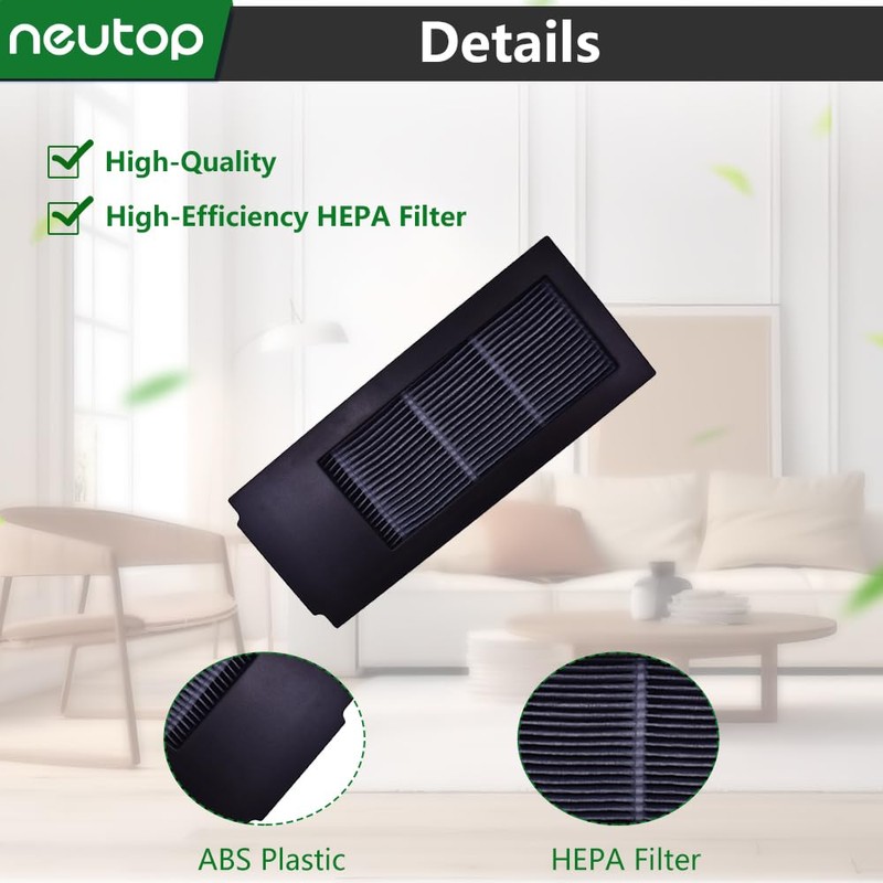 Neutop HEPA Filter Replacement Compatible with Ecovacs Deebot X2 Omni