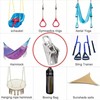 Hammock Hanging Kit Stainless Steel Heavy Duty Swing Hanger 360