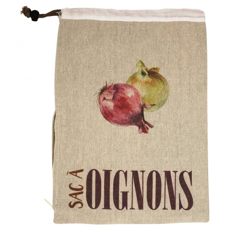 Danesco Manufacturing 6123355LN Onion Storage Bag, Cream, Size: 8 ×