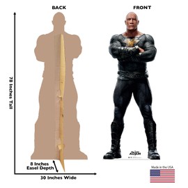 Cardboard People Black Adam Cardboard Cutout Standup - Black Adam (2022 Film)