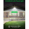 Viugreum 100W LED Flood Light, 8000LM 6000K Daylight White, 500W