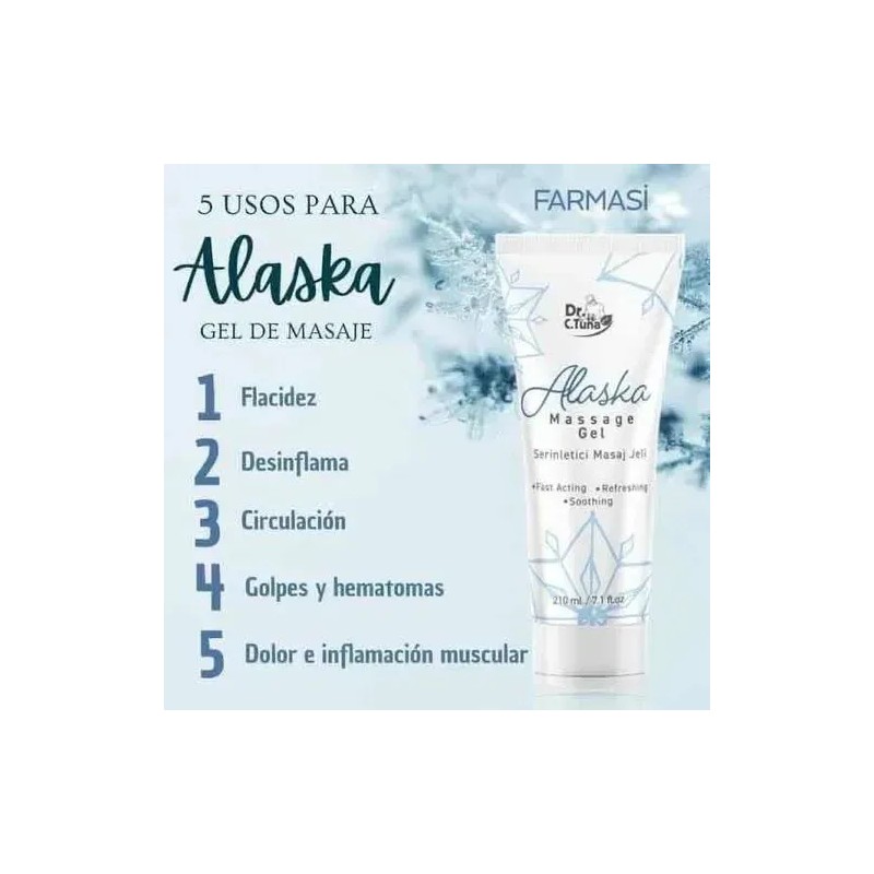 2 Pz Gel Alaska Para Masaje Dr C Tuna Farmasi