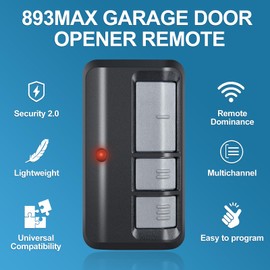 Garage Door Opener Replacement Remote 3 Button Remote Compatible with LiftMaster/Chamberlain/Craftsman 890MAX 893MAX 895MAX