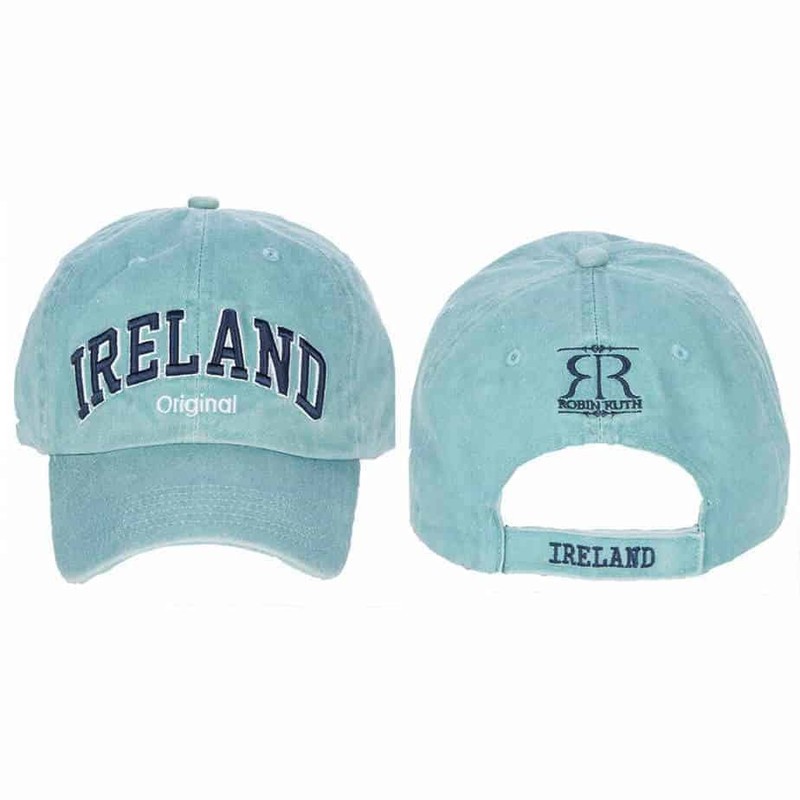 Robin Ruth Light Blue Baseball Cap with Navy 'Ireland Original'