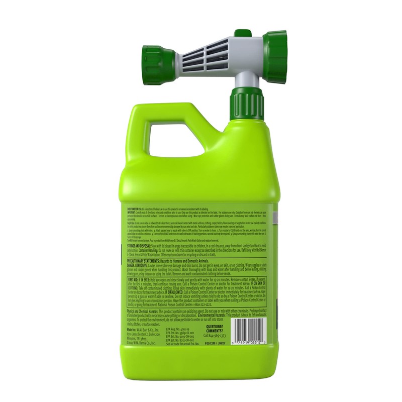 MOLD ARMOR E-Z House Fence & Patio Wash, Clear, 64