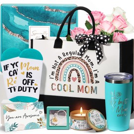 Best Mom Gifts Christmas Gifts for Mom from Daughter Son kids, Birthday Gifts Basket for Mom Women Mother-in-Law Mom Christmas Gifts, New Mom Gifts for Wife from Husband with Canvas Tote Bag Tumbler