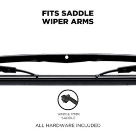 40" AutoTex Heavy Duty 78-40 OEM Windshield Wiper Blade Replacement For Heavy Duty Trucks, Bus, RV, and Equipment, Single (Pack of 1)