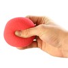 CanDo Memory Foam Ball 2.5 Inch, Red, Easy