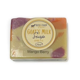 Rustic Charm Farm Goat Milk Soap (Mango Berry)