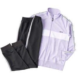 Lepial Mario 143850 Jersey Top and Bottom Set, Track Jacket, Long Pants, Active Wear, Girls, purple