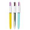 Bic 4 Colour Ballpoint Pens. 10 Colours in 3 pens.