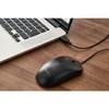 Elecom M-LE10URABK Wired Mouse, Large, 3 Buttons, Symmetrical, Black