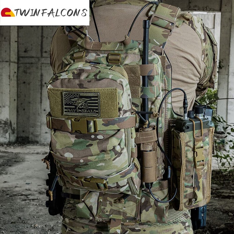 Water Bag, Tactical Pouch, Hydration Pack, Military 500D Nylon, Molle