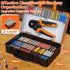 Preciva Ferrule Crimping Tool Kit, Hexagonal Ferrule Crimper AWG23-10/0.25-6mm² with