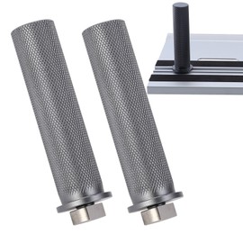 2Pcs Aluminum Alloy Bench Dogs, 20mm Woodworking Clamp Table Stop Workbench Peg Stoppers for 20mm Dog Hole, Guide Rail Sliding Slot Stop