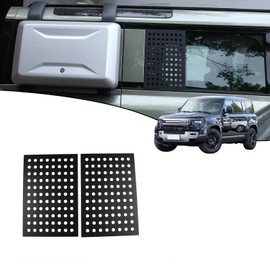 YIWANG for Land Rover Defender 110 2020-2022 Car Styling Aluminum Alloy Black Car Window Side Glass Protective Panel Auto Accessories