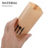 Cabilock Pack of 100 Kraft Paper Cutlery Holders for Celebrations