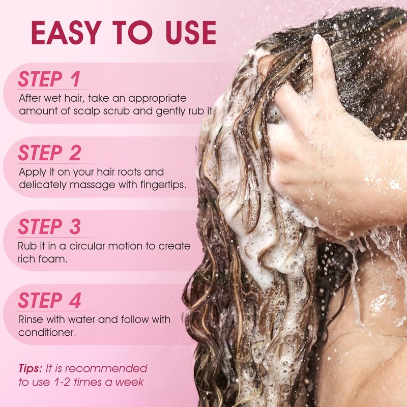 VOERUY VOERUY Scalp Scrub, Onion Scalp Exfoliator Shampoo, 2-in-1 Scalp