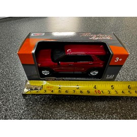 Motormax 2022 Ford Explorer Rapid Red 1/43 Small Size 5 inch Diecast Model 79703