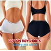 FINETOO Boyshort Underwear for Women Cotton Boxer Briefs Full Coverage