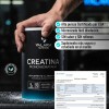Creatina Monohidratada Micronizada Polvo Alta Pureza Certificada Scoop Dosificador Creatine