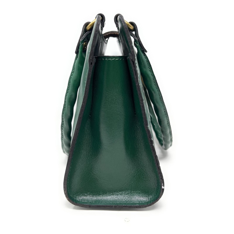 Patricia Nash Rienzo Leather Satchel, Soft Green