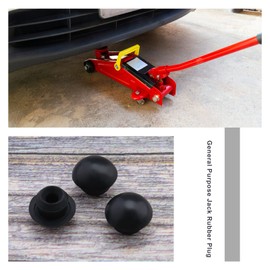 ECSiNG 10PCS 8mm Jack Oil Filler Rubber Plug Jack Oil Reservoir Filler Hole Bung for Most 2-3 Ton General Hydraulic Horizontal Jacks Oil Reservoir Filler Hole