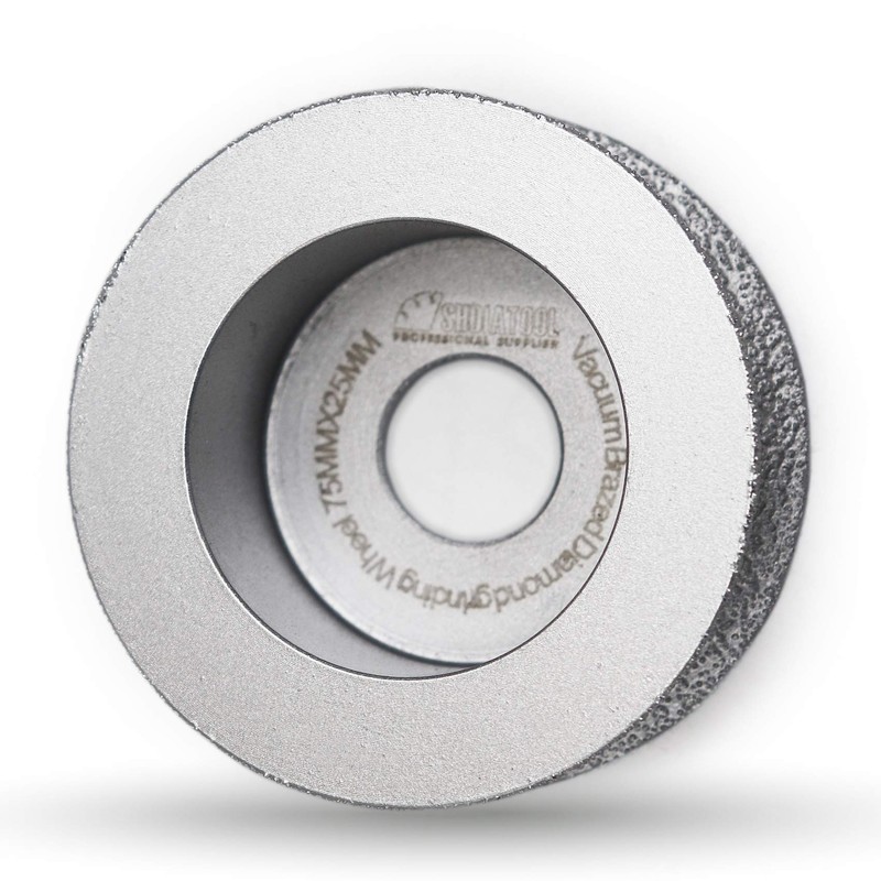SHDIATOOL 3 Inch Profile Hand Diamond Wheel Height 25mm Half-Round