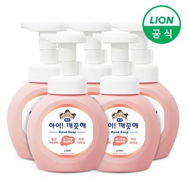 I'm Clean [LION] [CJ] I'm Clean foam type 5 250ml containers (lemon/green grape/sun), 250ml (moisture) x 5 containers / 아이깨끗해 [LION] [CJ ]아이깨끗해 거품형 250ml 용기 5개 (레몬/청포도/순), 용기 250ml (모이스처)x5개