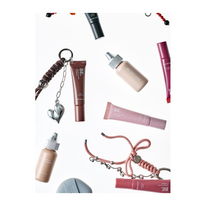 Vegan Fluffy Plumper Keyring (4colors) / 비건 플러피 플럼퍼 키링