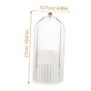 Ciieeo Rotating Makeup Brush Holder Cover Cosmetic Organizer for Vanity